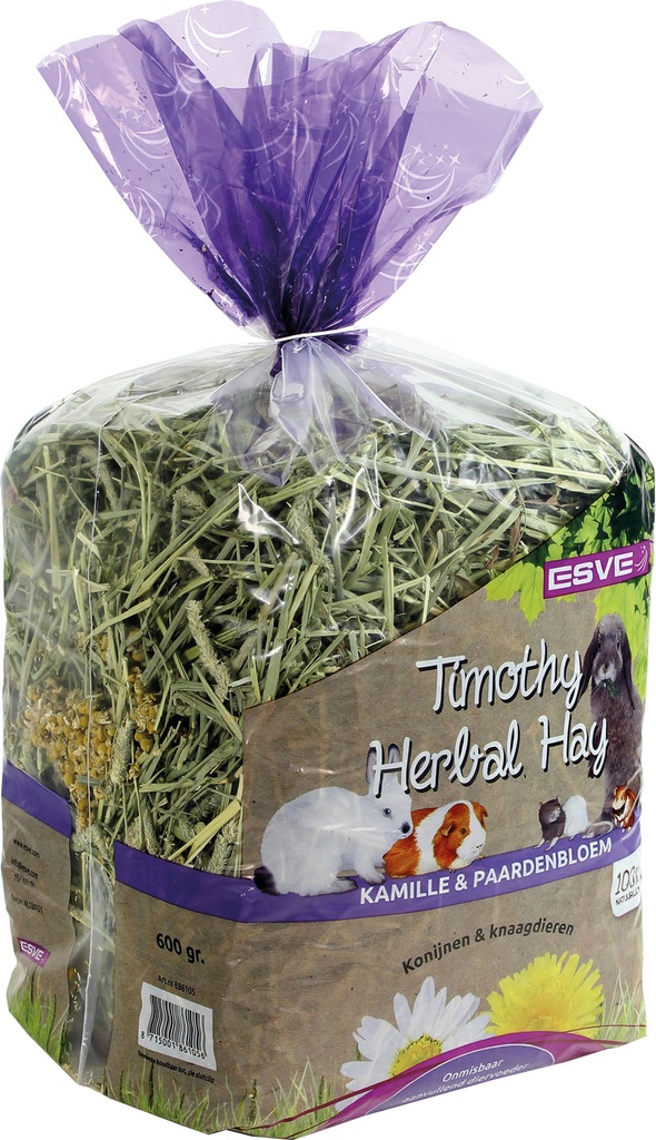 Timothy Hay Kamille & Paardenbloem 600gr