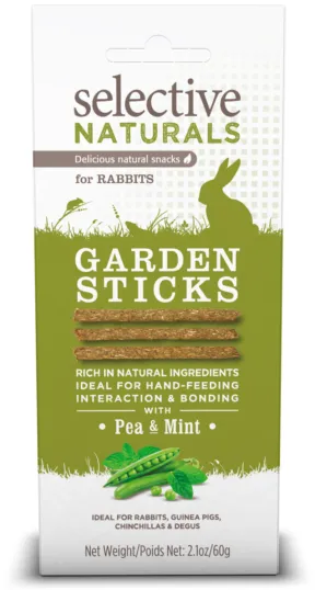 Science Selective Naturals Supreme Garden Sticks 60g – Erwt en Mint