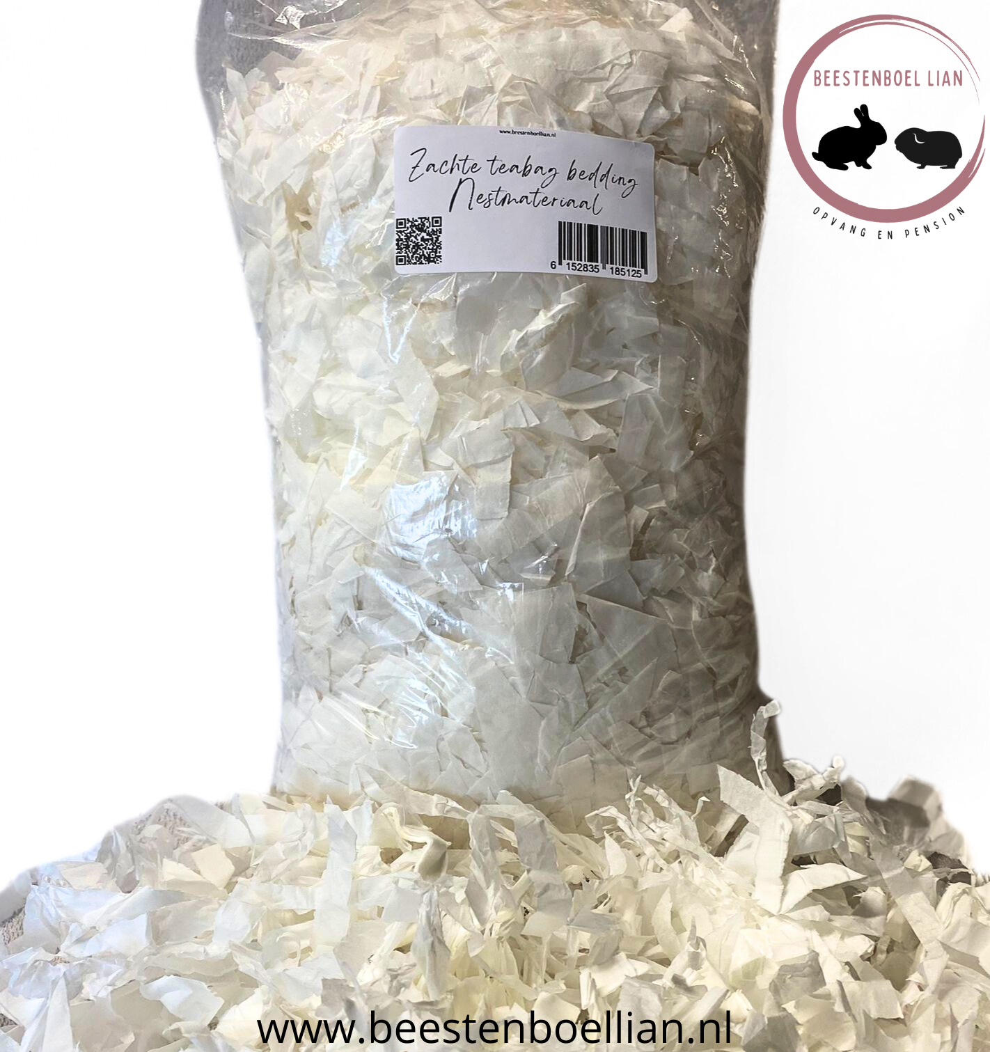 Beestenboel Zachte teabag bedding nestmateriaal Beestenboel Zachte teabag bedding nestmateriaal