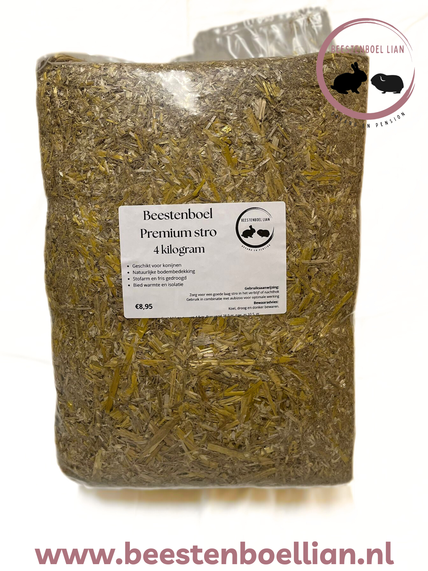 Beestenboel Premium stro 4kg